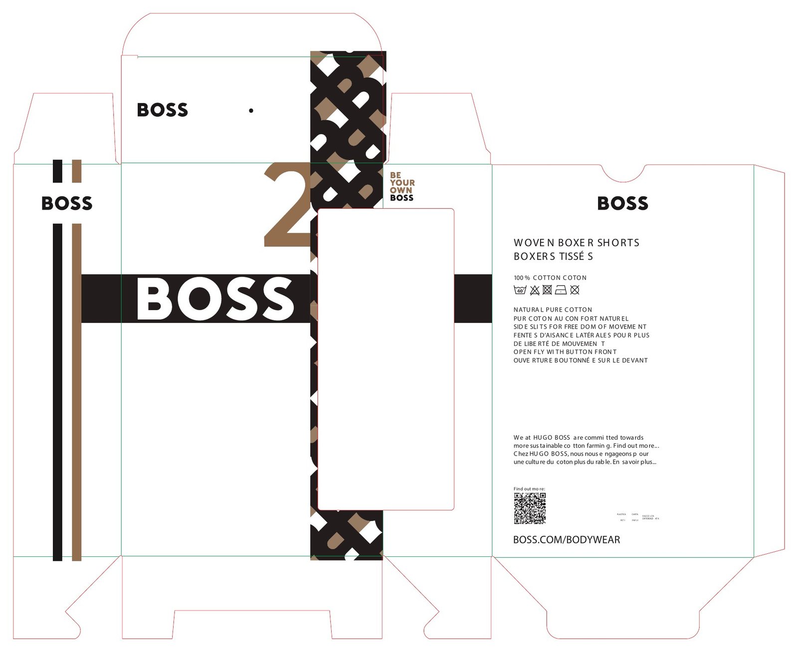 HUGO BOSS packaging