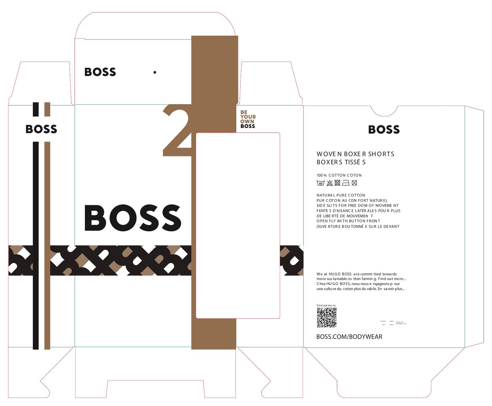 HUGO BOSS packaging