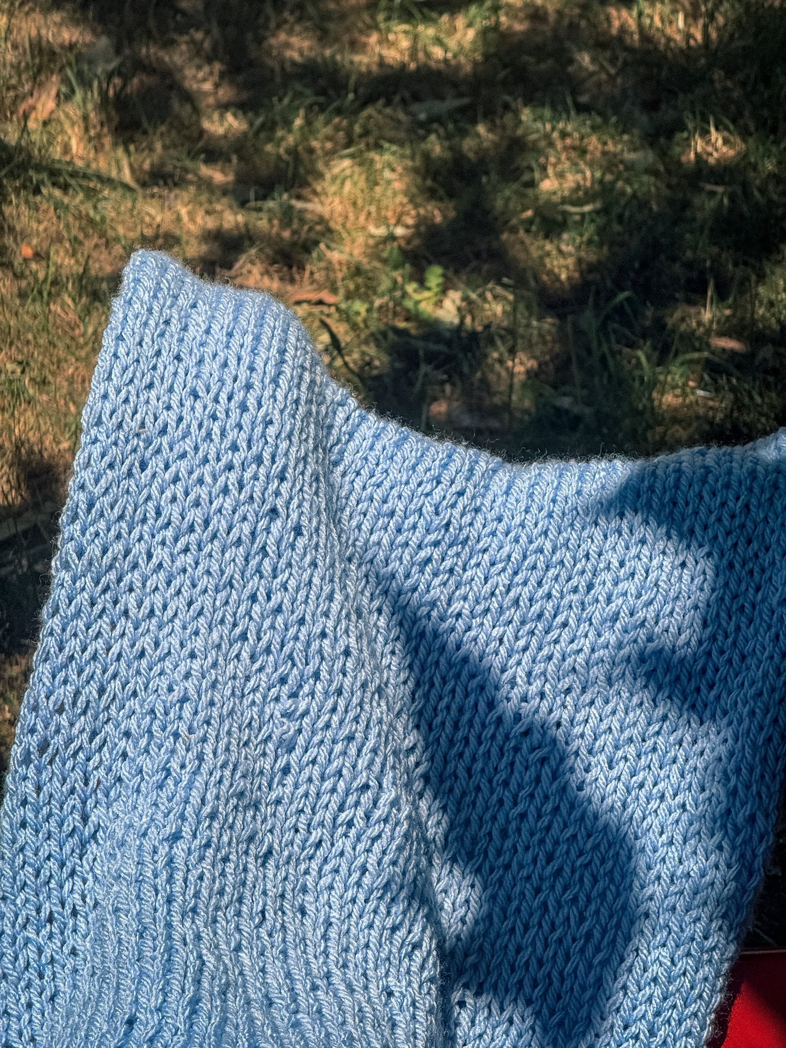 Pensa Tejidos — Blue Poncho