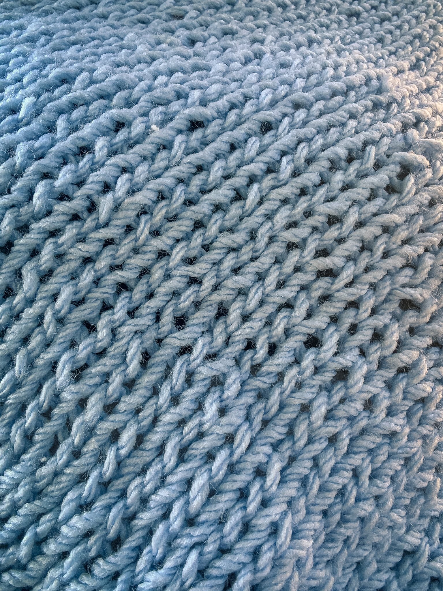 Pensa Tejidos — Blue Poncho