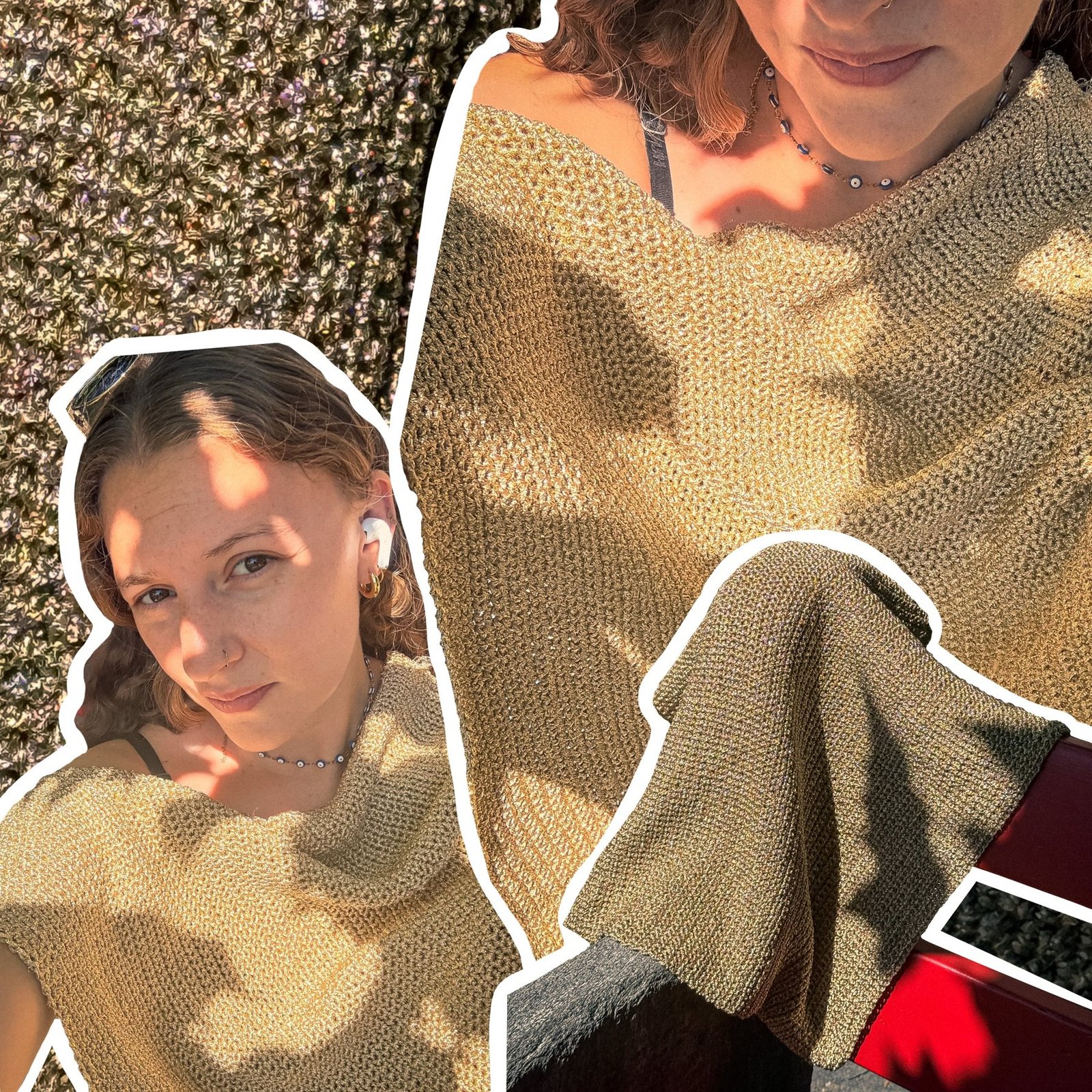 Pensa Tejidos — Gold Poncho