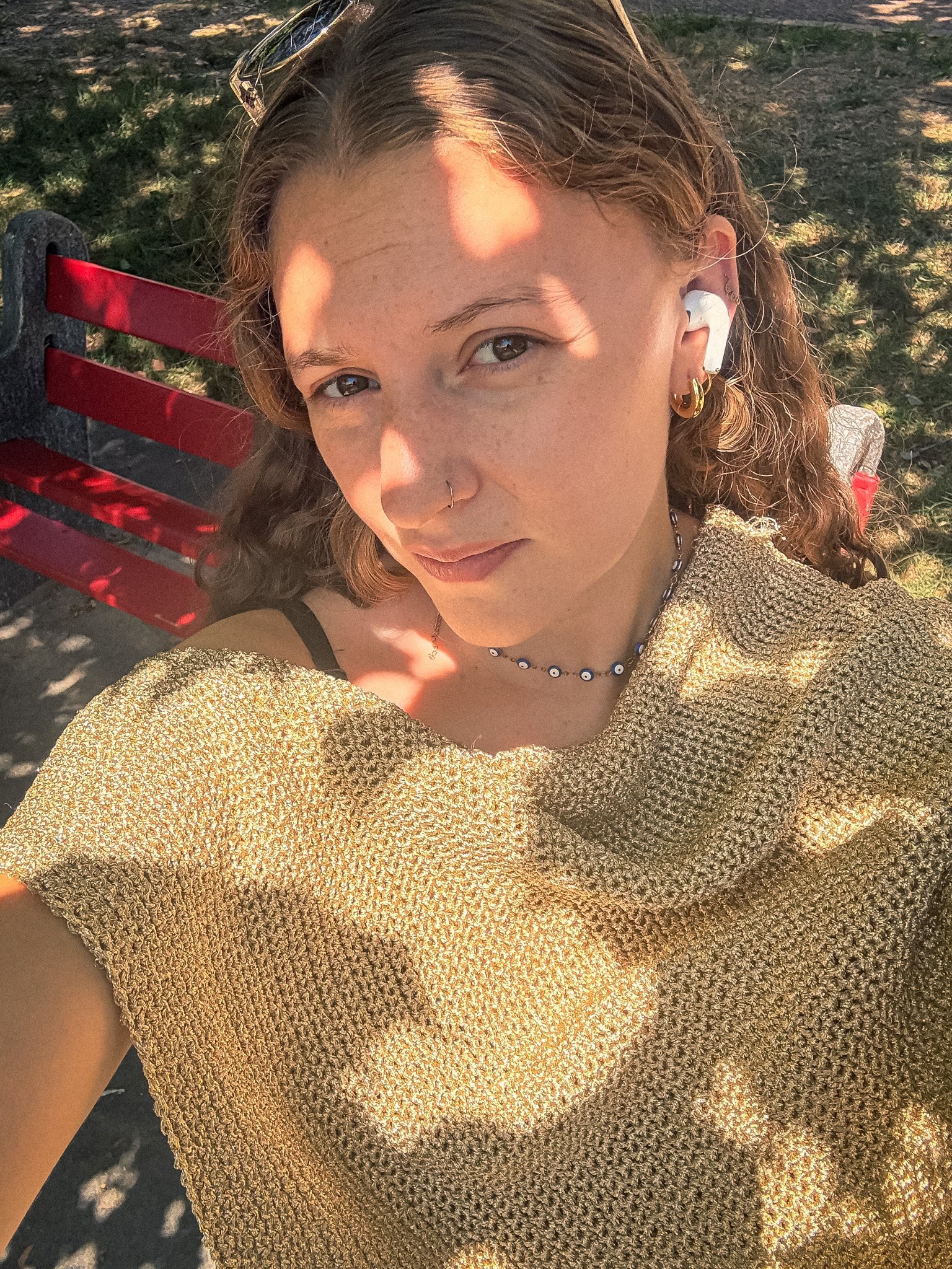 Pensa Tejidos — Gold Poncho