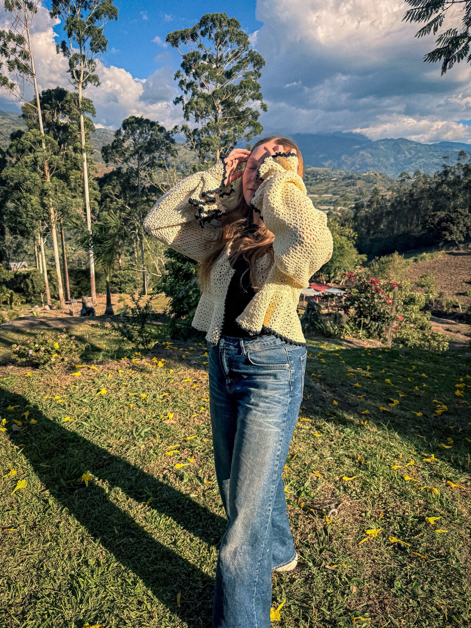 Pensa Tejidos — Ruffle Cardigan